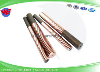 M8 Tungsten Copper EDM Bor Elektroda, Rod Shape Copper Electrode Untuk EDM