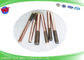 M8 Tungsten Copper EDM Bor Elektroda, Rod Shape Copper Electrode Untuk EDM