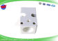 Fanuc EDM Bagian Habis Keramik A290-8104-X614Pipe Block Lebih Rendah Untuk Fanuc 0iB