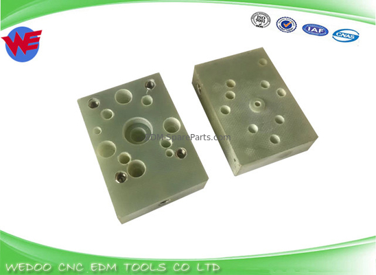 Piring Isolator Bawah A290-8119-Z764 Blok Jet Bawah Fanuc EDM Bagian 56x40x13