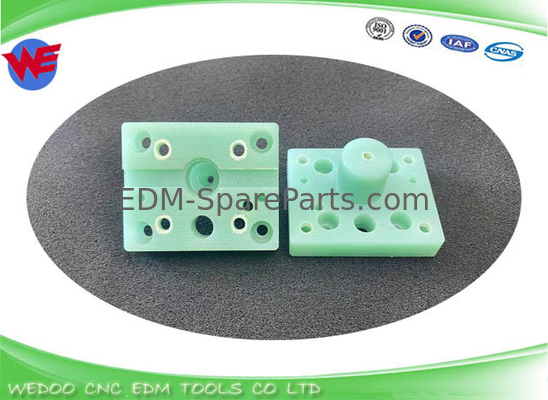 A290-8130-X763 Fanuc Isolator EDM Parts Lower Jet Block 54*43*10*26MM seri a-B