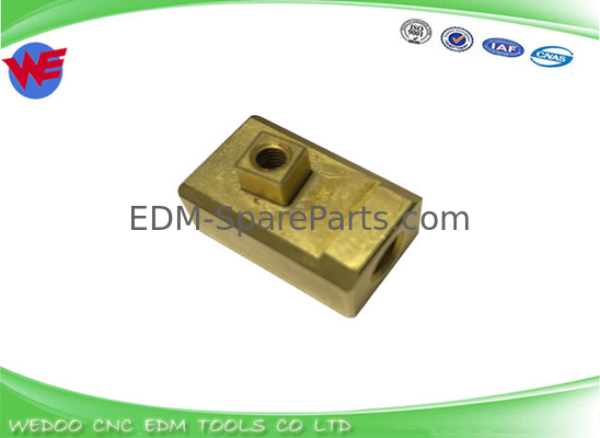 200641088 200.641.088 Charmilles Brass Cut Contact Support EDM Parts 24*15*15