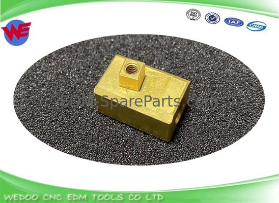 200641088 200.641.088 Charmilles Brass Cut Contact Support EDM Parts 24*15*15