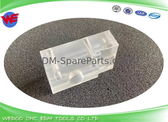A290-8119-X393 Blok Panduan Kawat Umpan Polikarbonat 33.5*21*62 Untuk Bagian Fanuc EDM