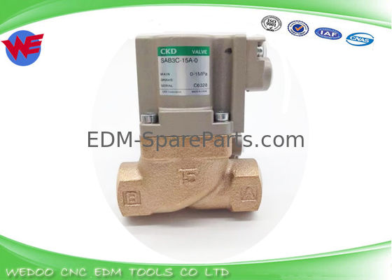 SAB3C-15A-O Sodick EDM Bagian CKD Solenoid Control Valve SAB3C-15A-O
