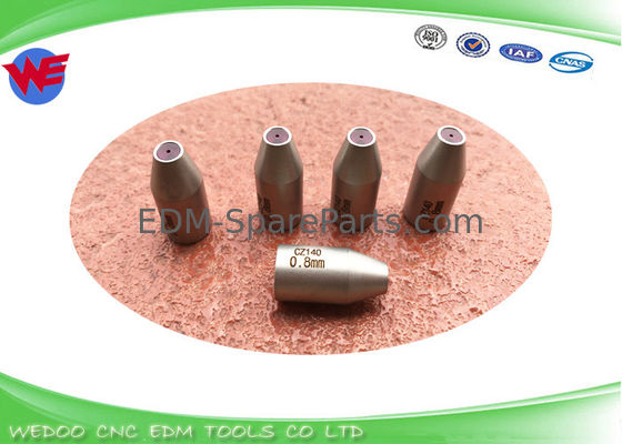Dia 0.3mm - 3.0mm EDM Ruby Drill Guide CZ140 panduan pengeboran super Ukuran 12 * 25mmL